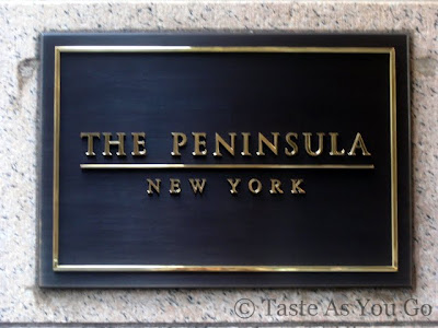 Plaque on Exterior of The Peninsula New York in New York, NY - Photo by Taste As You Go