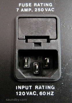 Fused Mains Plug for the UPS.