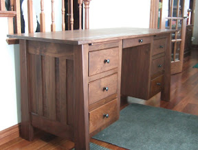 60 Inch Wide Syracuse Executive Desk in Ruby Walnut