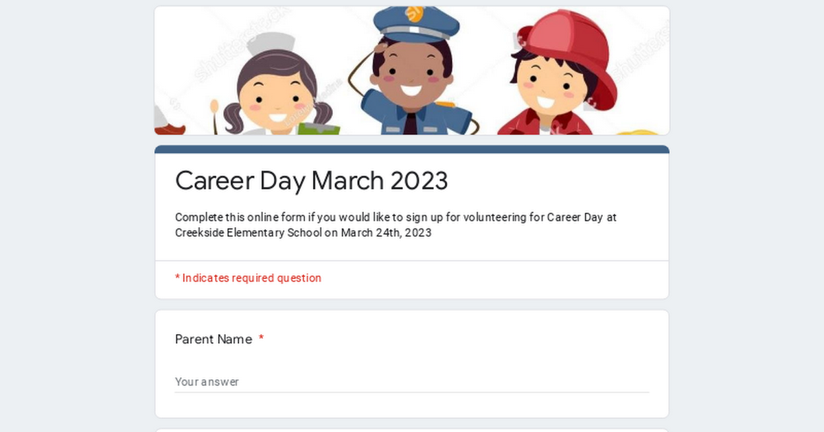 Career Day March 2023