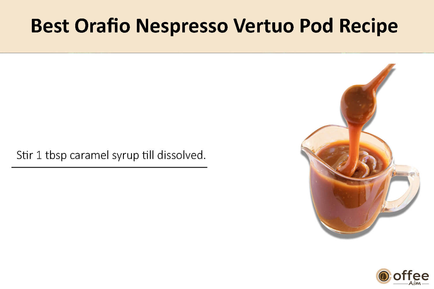 In this image, I clarify the preparation instructions for crafting the finest Orafio Nespresso Vertuo coffee pod.