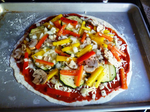 Grilled Veggie Pizza