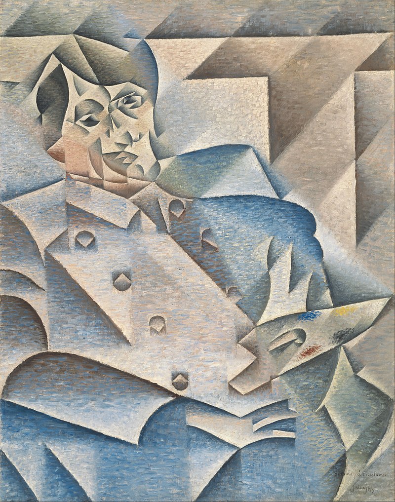 Juan Gris, Portrait of Pablo Picasso, 1912, Art Institute of Chicago, Chicago.  https://www.artic.edu/artworks/8624/portrait-of-pablo-picasso