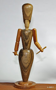 Dritte von 3 Figurinen, 1919 - naturbelassen
