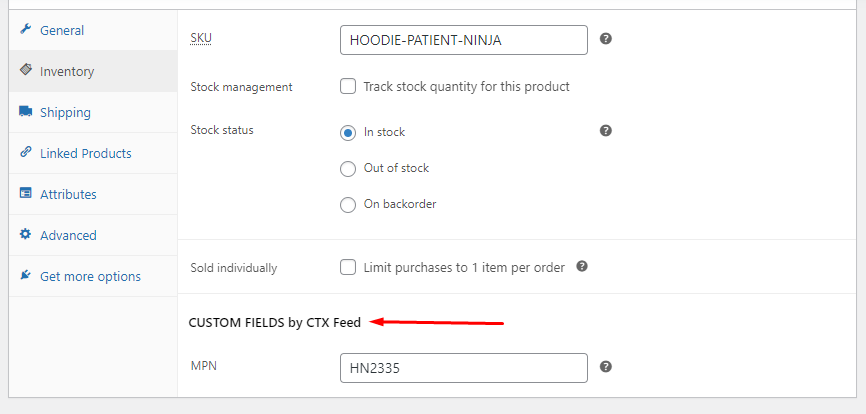 custom fields for Amazon Product Feed 