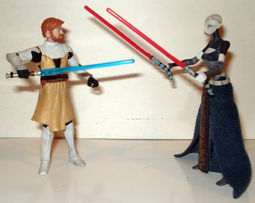 Images, descriptions, and opinions of the Hasbro Clone Wars Obi-Wan Kenobi ...