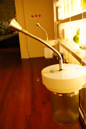 We can smell some ingredients thru here