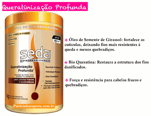 Creme Tratamento Queratinização Profunda