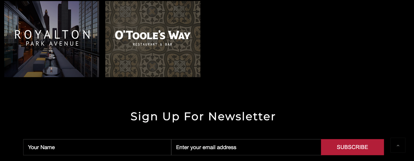 Newsletter Email Marketing Subscription Form