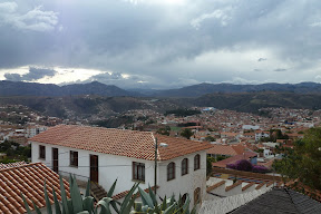 Vue de Sucre depuis plaza Recoleta