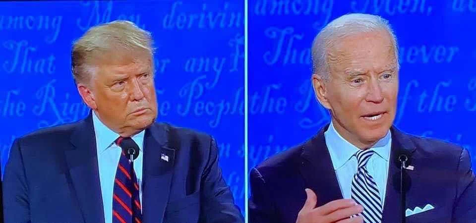 CUỘC TRANH LUẬN LỊCH SỬ GIỮA TRUMP VÀ BIDEN