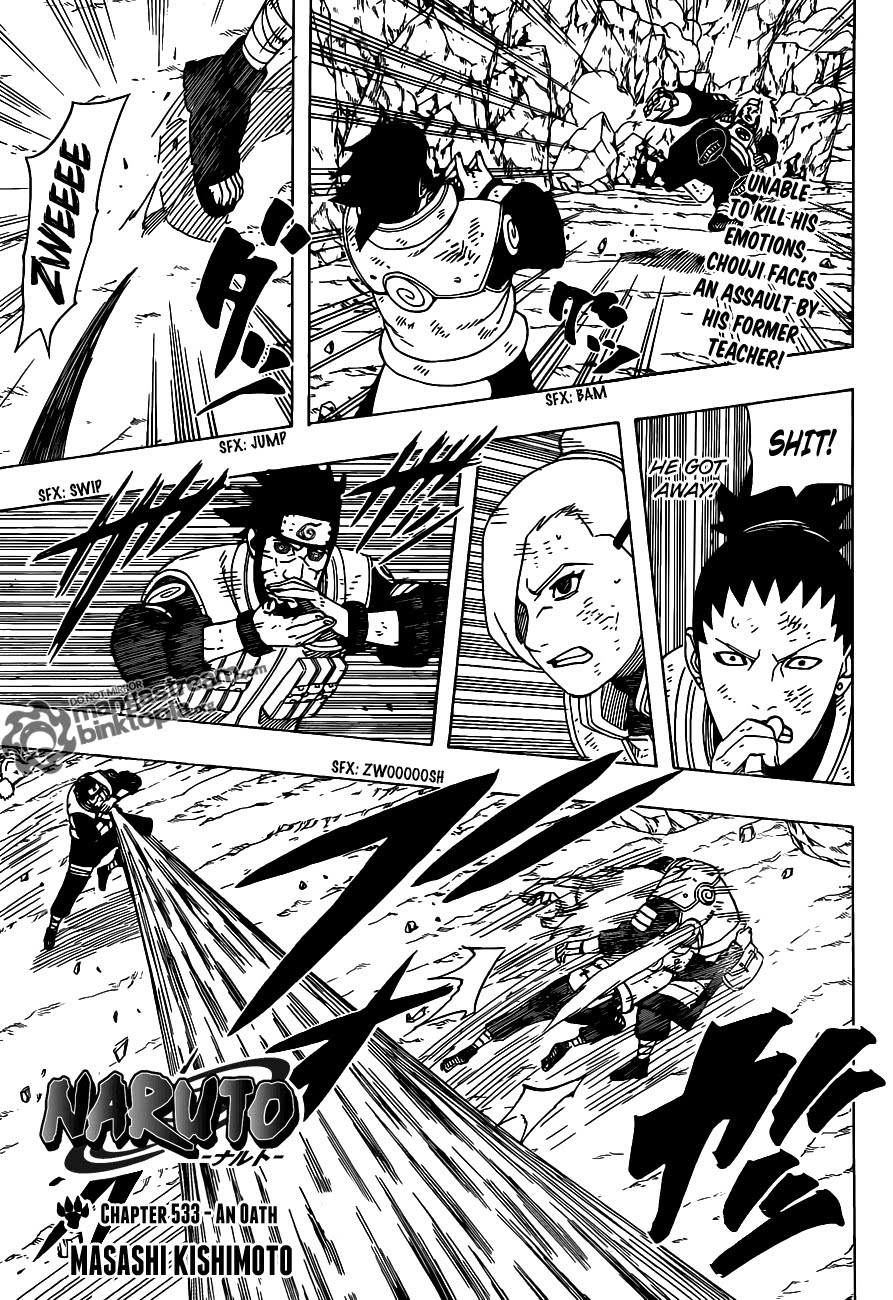 Naruto Shippuden Manga Chapter 533 - Image 01