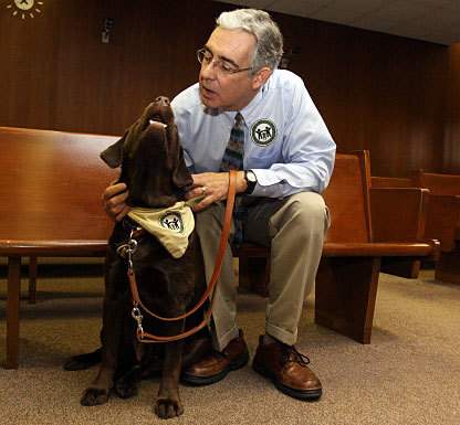 Dog Helps Children in Court