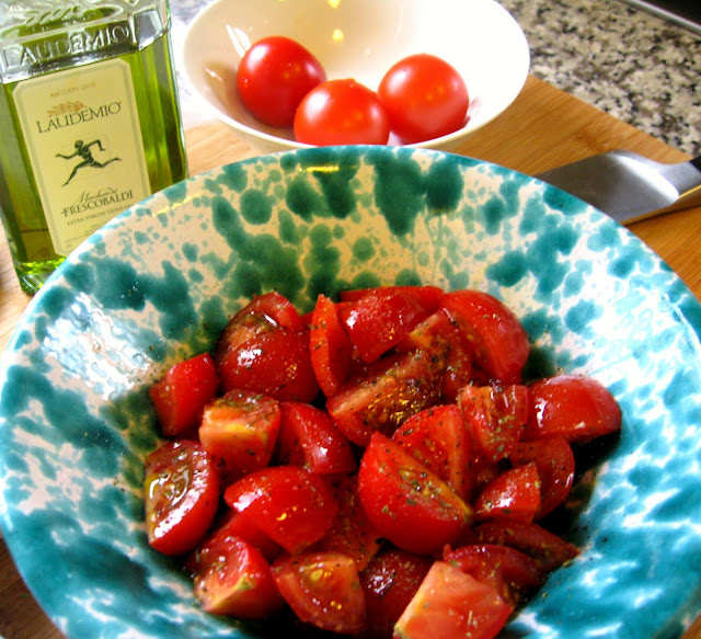 Extra Virgin Olive Oils for Tomato Salad and Fresh Mozzarella