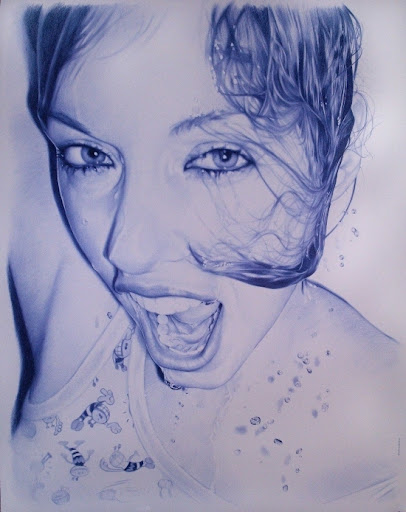 Arte com caneta esferográfica