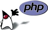 Image of Duke and PHP together