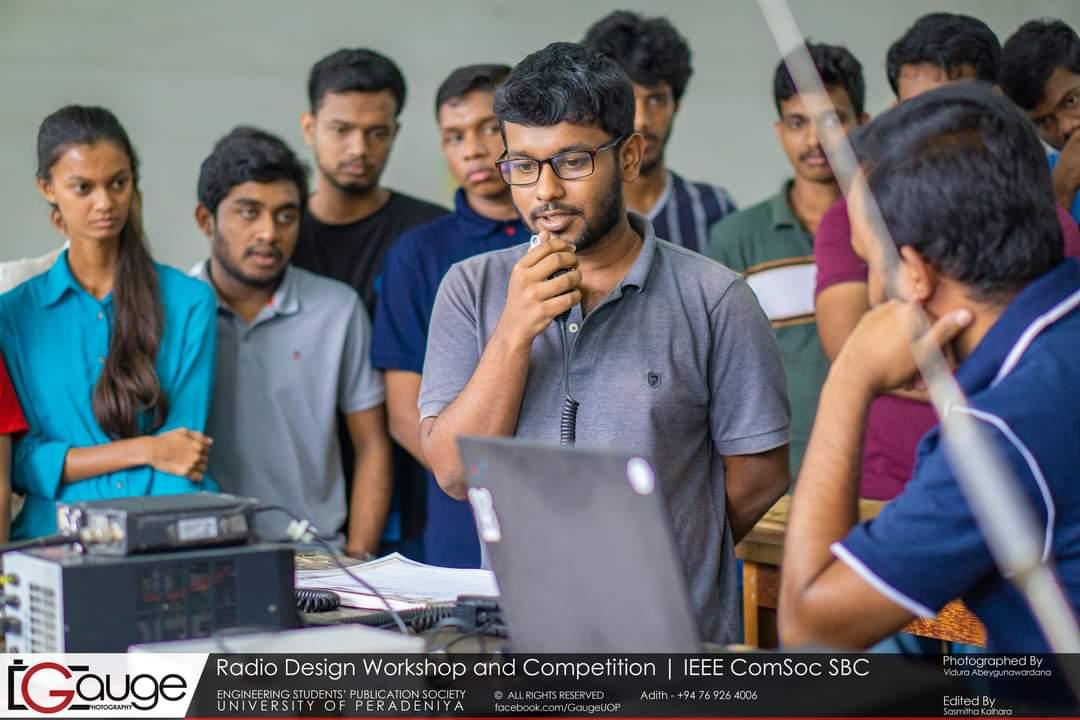 IEEE ComSoc SBC UoP collaborated with the Radio Society of Sri Lanka for the event “TuneIT” - a Radio Design Workshop & Competition