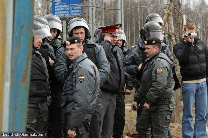 Бои за Химкинский лес продолжаются. 