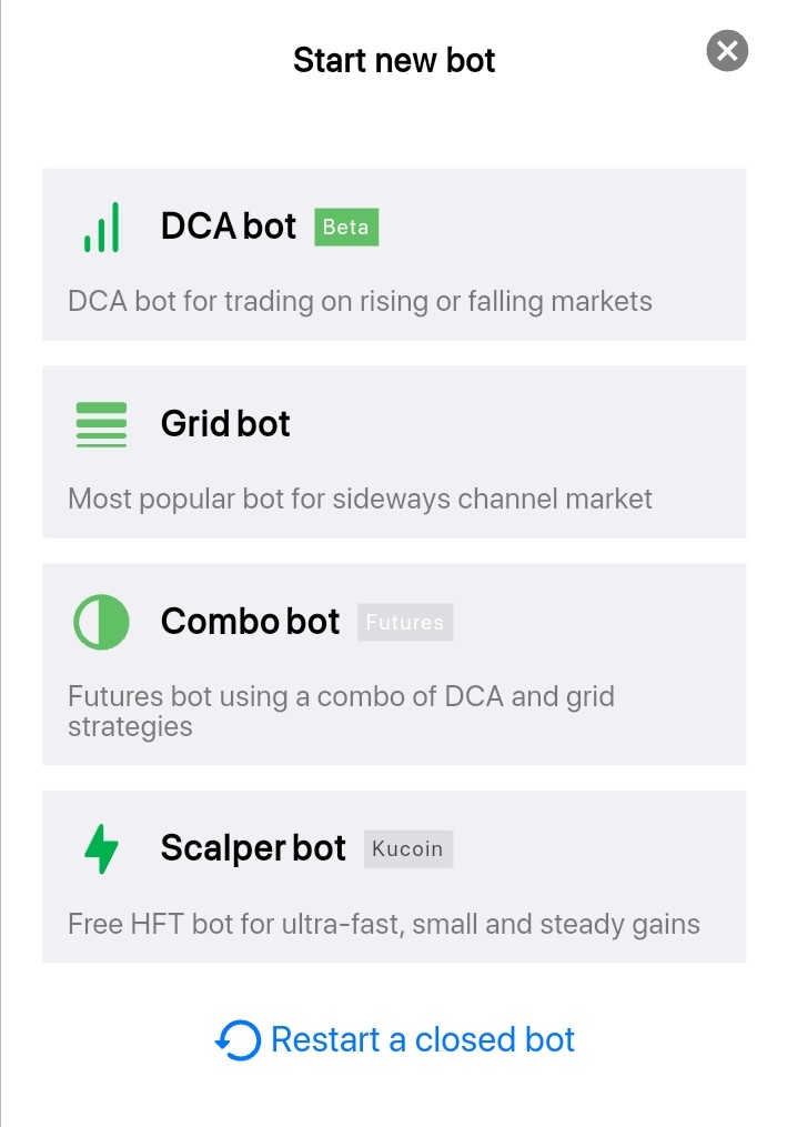 Start a bot - How to Make Money with Bitsgap Crypto Bots