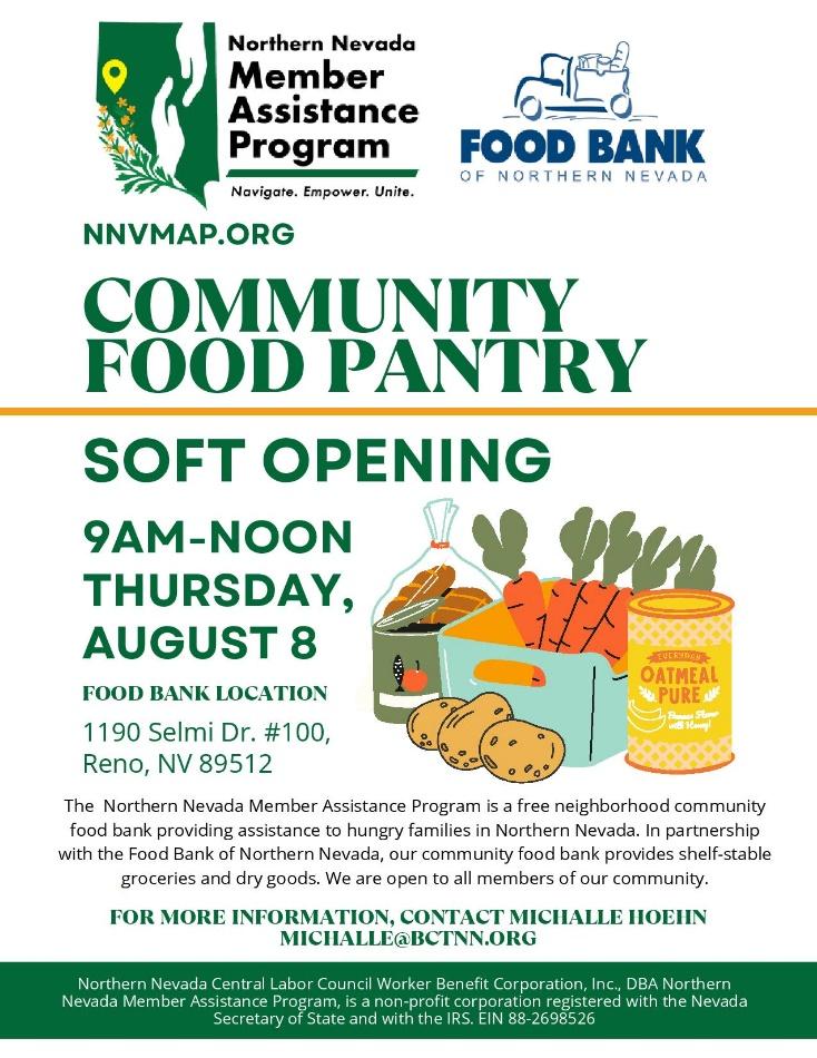 A poster for a community food pantry

Description automatically generated
