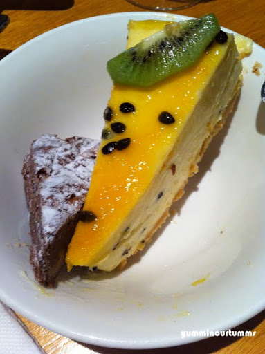 Passionfruit Cheesecake and Brownie Rendezvous Hotel Perth Buffet Desserts