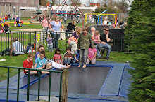 De trampolines in Speeltuin de Kievit