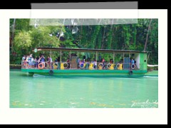 floating restaurant in Loboc Bohol