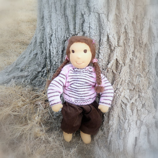 Molly, 15" Waldorf inspired doll