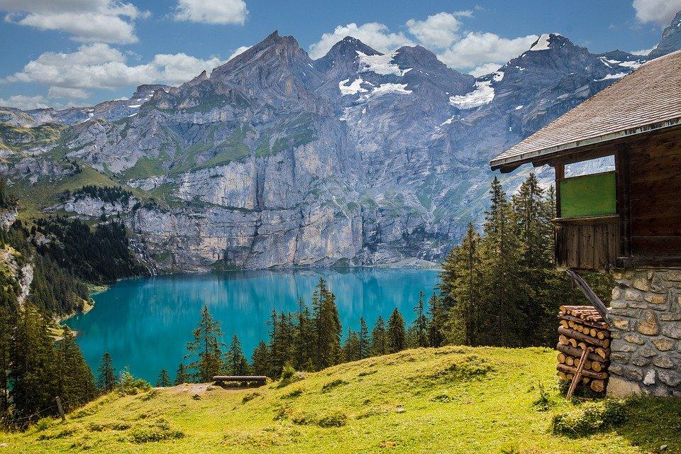 Lake, Mountains, Hut, Mountain Lake, Mountain Hut