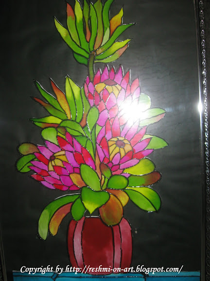 Glass APinting - Floral Patterns
