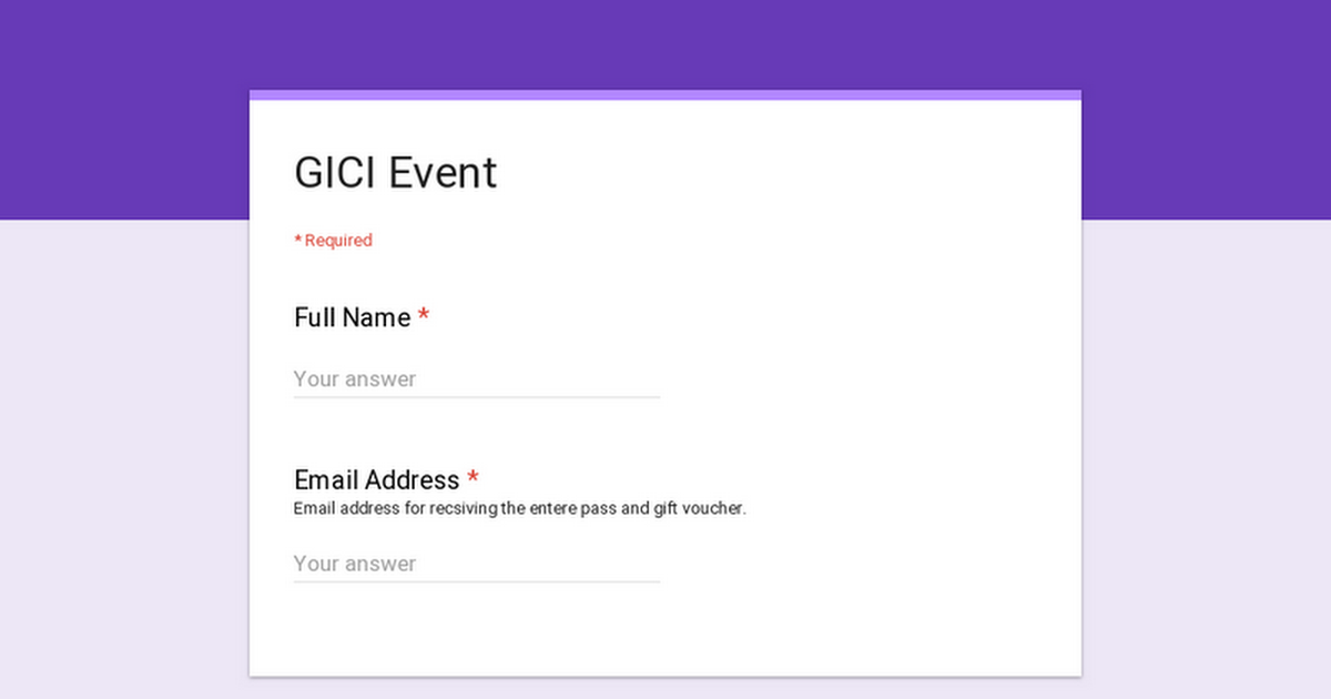 GICI Event