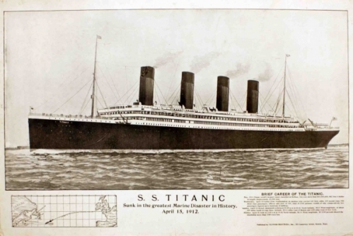 Titanic artifact from collection