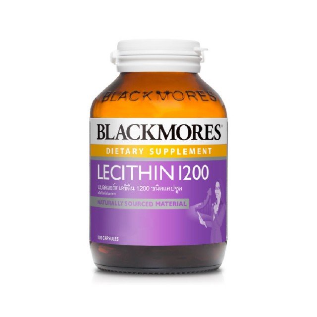 3. อาหารเสริมสำหรับผู้สูงอายุ BLACKMORES Lecithin 1200