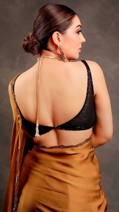 Backless Blouse with Spaghetti Straps