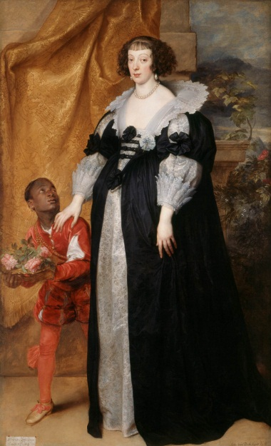 Princess Henrietta of Lorraine, attended by a page (1634) by Van Dyck