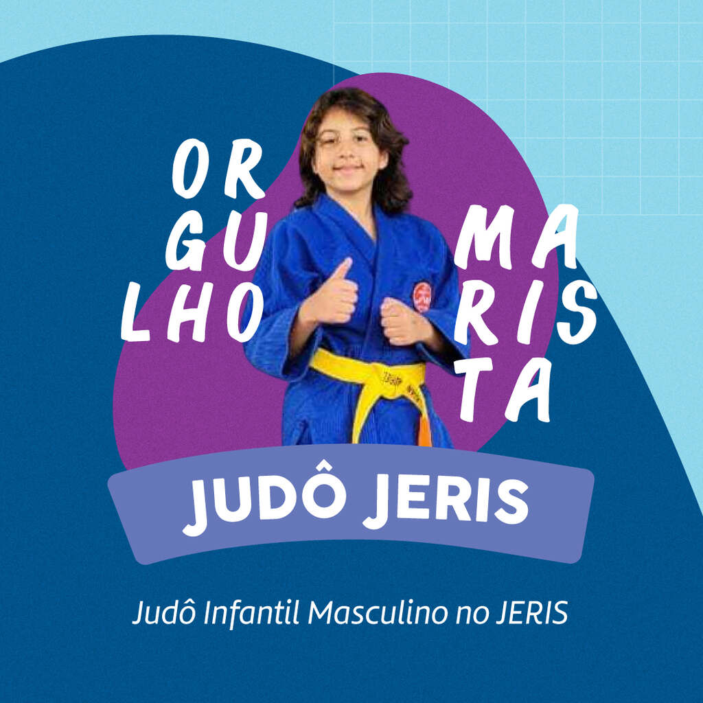 Atleta de judô do Colégio Marista Araçagy, que participa das atividades complementares da unidade. 