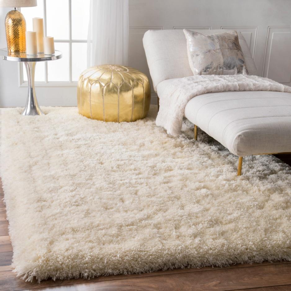 nuLOOM Solid Soft and Plush White Shag Rug (4' x 6') - 4' x 6' - Overstock  - 11334959