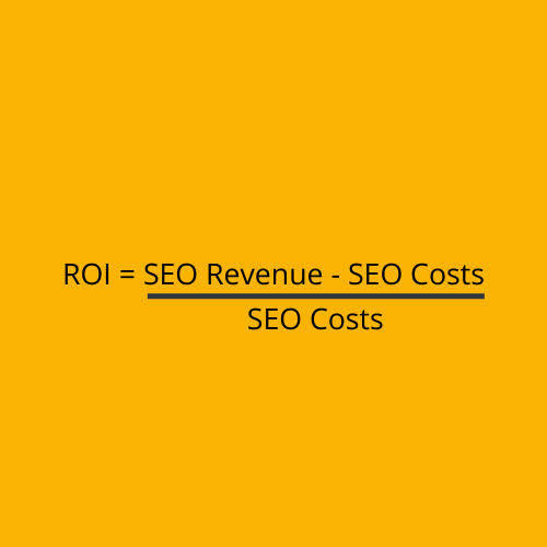 simple SEO ROI calculation