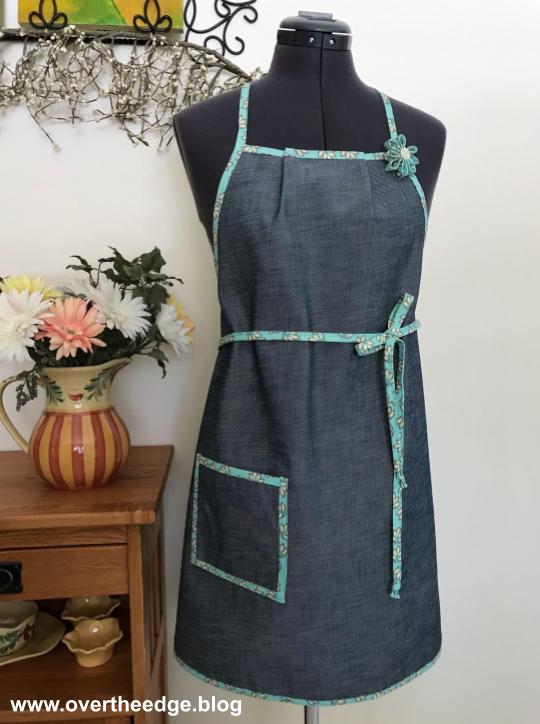 serger double fold bias binder