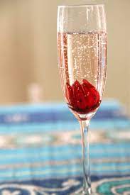 Sparkling Hibiscus Champagne Cocktail - Muy Bueno Cookbook