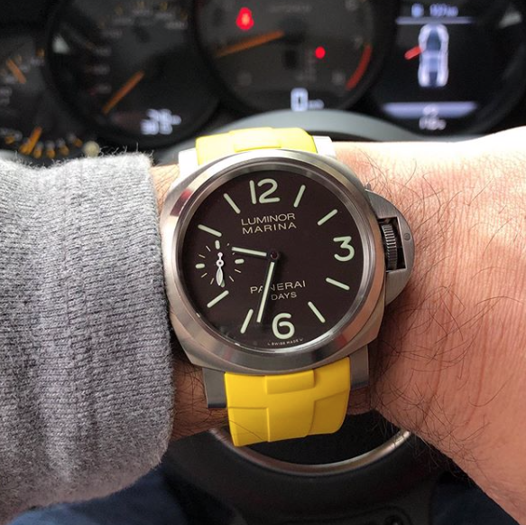 Introducing the high-tech Rubber B straps for Panerai Luminor