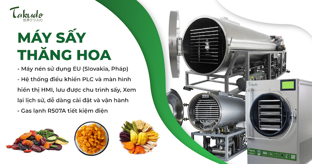 Kinh nghiệm mua Máy sấy thăng hoa hiệu quả