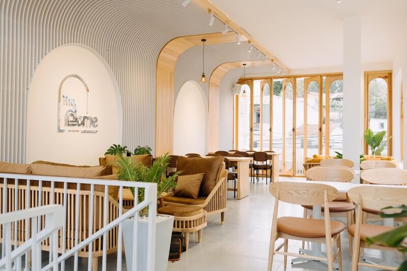 Đặc trưng nổi bật của phong cách Scandinavian là đường nét kiến trúc uốn lượn.