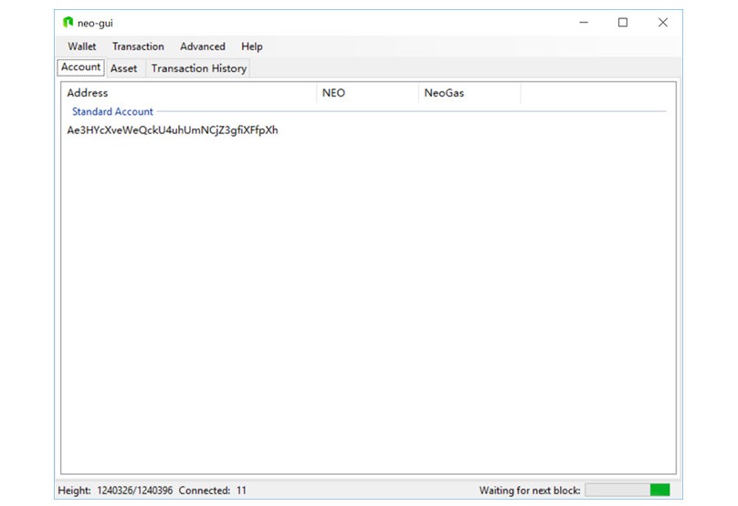 ví NEO - NEO Wallet - neo-gui
