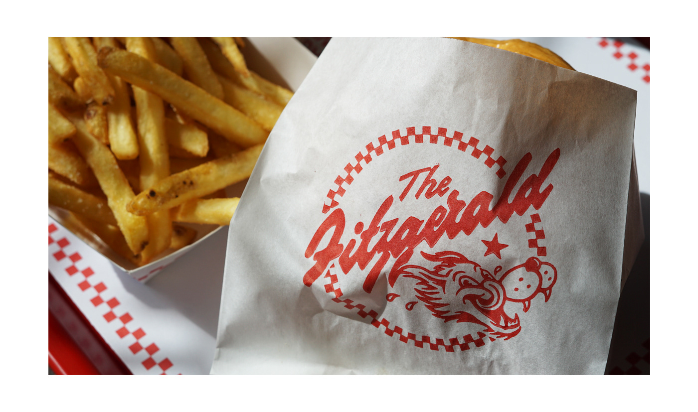 50s burger cartoon diner Los Angeles pedro oyarbide road trip the fitzgerald west coast
