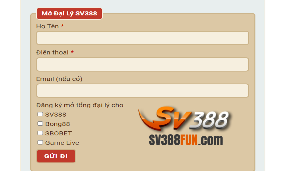 SV388 Fun nhà cái cá cược thể thao online hàng đầu Việt Nam