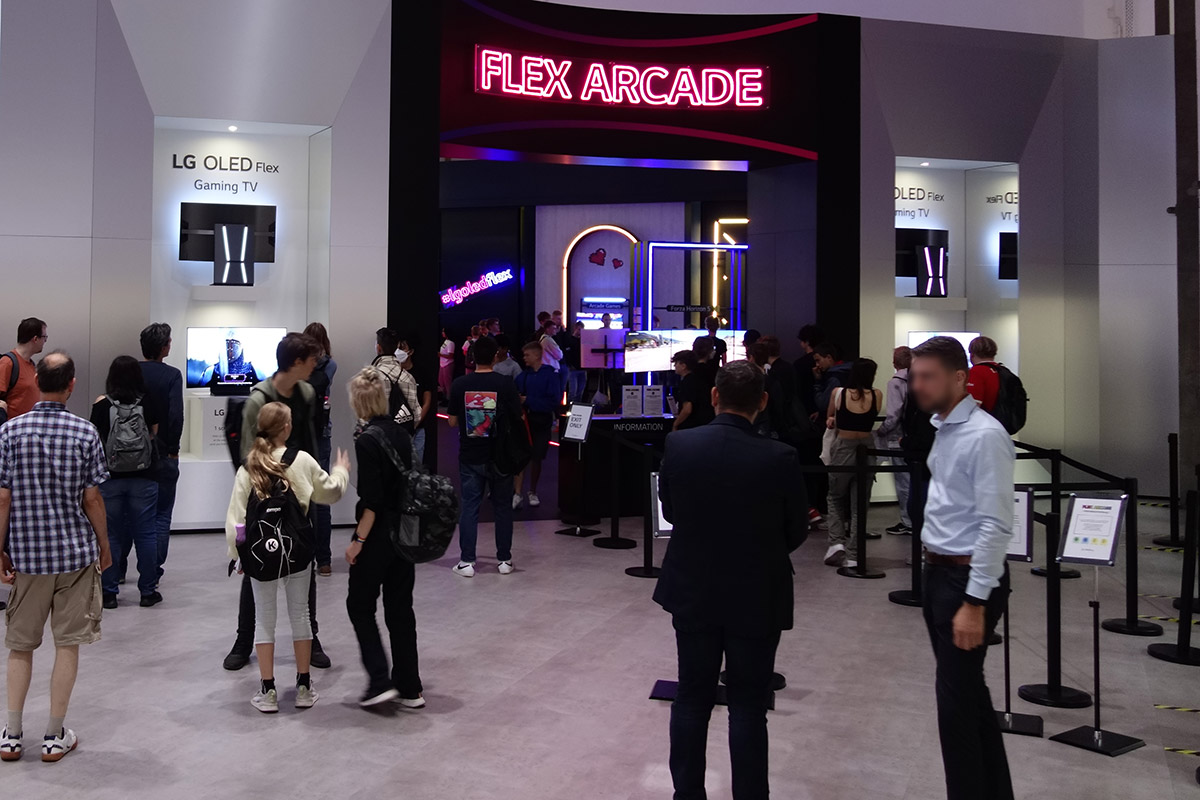 IFA 2022 : Espace LG Flex Arcade 