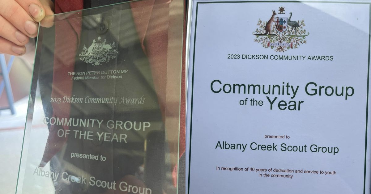 Albany Creek Scout Group Celebrates 50th Anniversary With Community Group of the Year Recognition
