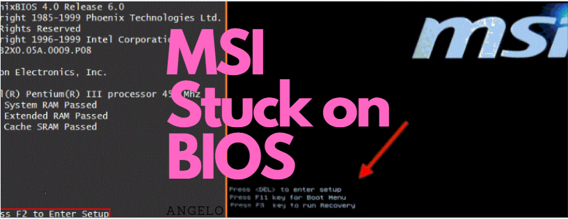MSI Stuck on BIOS