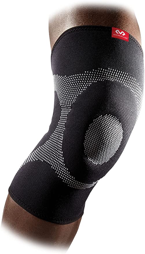 McDavid Gel Knee Brace Sleeve. Elastic Compression Sleeve for Pain, Recovery, Injury. Increases Blood Flow and Stability of the Patella. Left or Right Leg. Arthritis, Bursitis, Tendonitis etc.